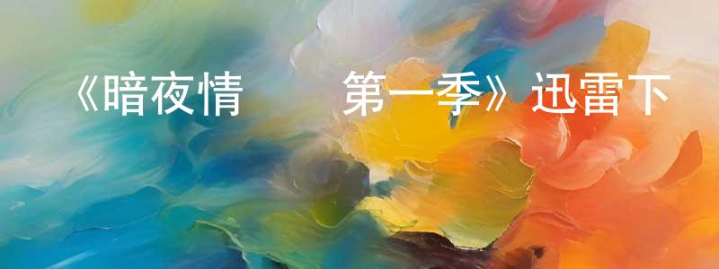 曾慶奇發布《暗夜情報員第一季》迅雷下載/在線觀看-犯罪歷史-美劇天堂